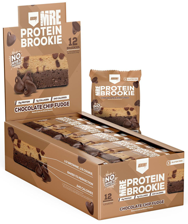 Redcon1 MRE Protein Brookie  Chocolate Chip Fudge - 12 Pack