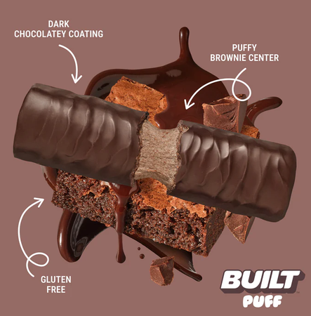 Built Puff Protein Bar Brownie Batter - 12 Bars