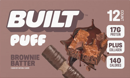 Built Puff Protein Bar Brownie Batter - 12 Bars