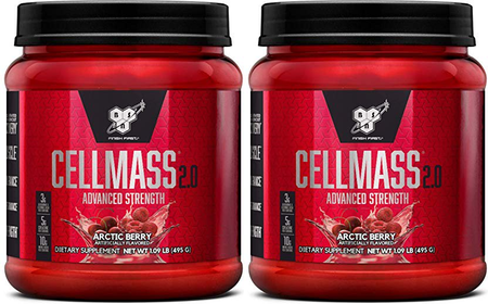 Bsn Cellmass 2.0 Arctic Berry - 100 Scoops (2 x 50 Scoop Btls)  TWINPACK