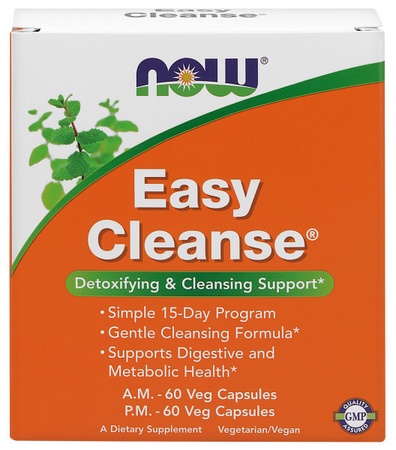 Now Foods Easy Cleanse Detoxifying & Cleansing Support - 2 Bottles