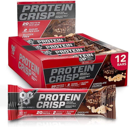 Bsn Syntha-6 Protein Crisp Bars Chocolate Crunch - 12 Bars