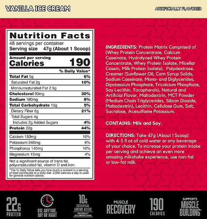 Bsn Syntha-6 Protein Vanilla Ice Cream - 5 Lb