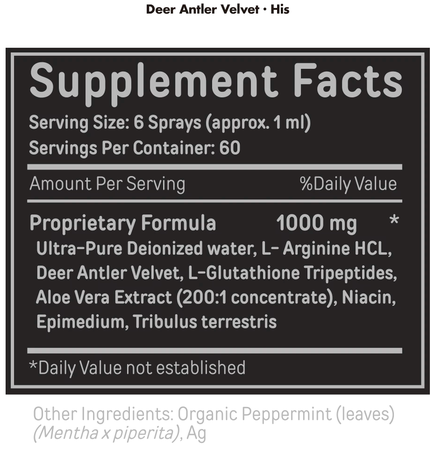 Bucked Up Deer Antler Velvet Extract Spray  - 2 fl oz.
