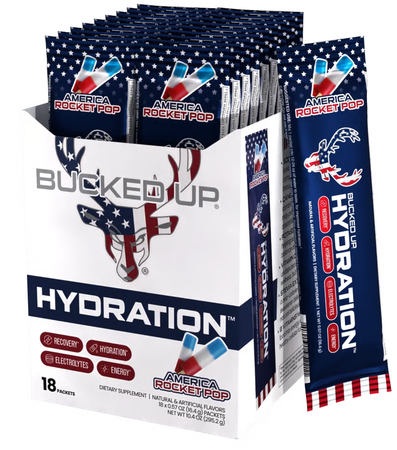 Bucked Up Hydration  America Rocket Pop - 18 Packets