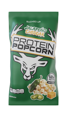 Bucked Up Protein Popcorn  Jalapeno Cheddar - 5 Bags