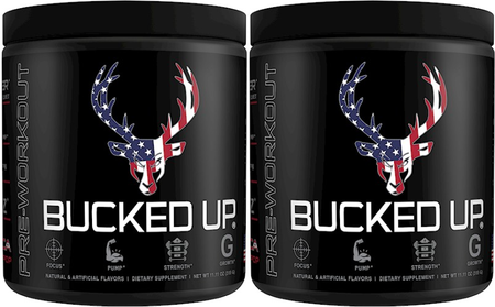 Bucked Up - Rocket Pop - 60 Servings (2 x 30 Serving Btls)  TWINPACK