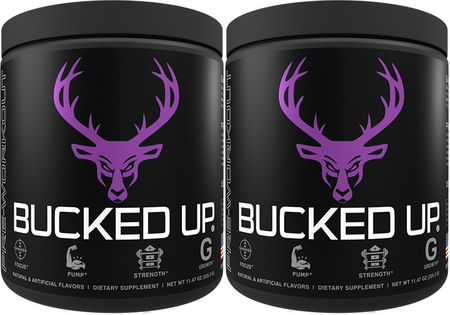 Bucked Up - Grape - 60 Servings (2 x 30 Serving Btls)  TWINPACK