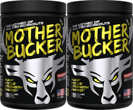 Bucked Up Mother Bucker Pre Workout Musclehead Mango (Mango/Pineapple) - 2 x 20 Servings TWINPACK