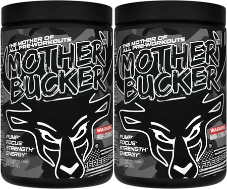 Bucked Up Mother Bucker Pre Workout Freedom (Grape) - 2 x 20 Servings TWINPACK