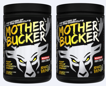Bucked Up Mother Bucker Pre Workout Swole Whip - 2 x 20 Servings TWINPACK