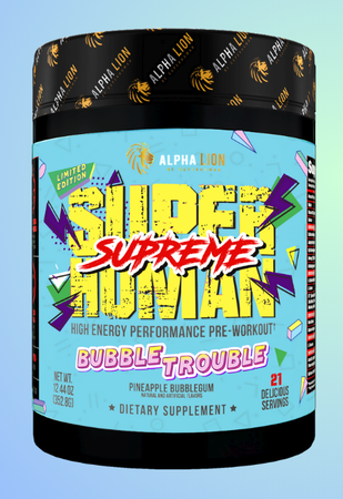 Alpha Lion SuperHuman Supreme Pre-Workout  Bubble Trouble - 21 Servings