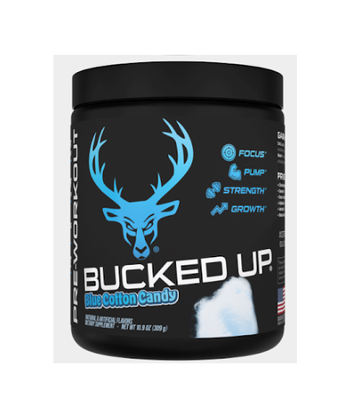 Bucked Up  Blue Cotton Candy - 30 Servings