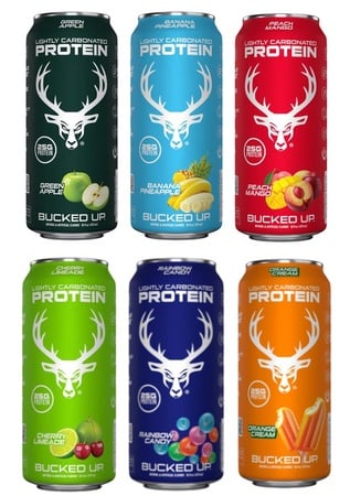 Bucked Up Protein RTD  Variety Pack - 12 Cans (2 of Each Flavor)