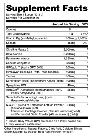 Bucked Up WOKE AF Anniversary X Pre-Workout Limited Edition  Orange Razz - 30 Servings