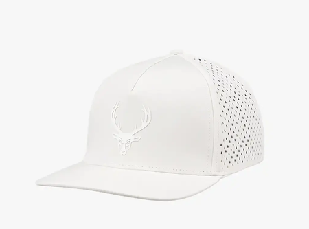 Bucked Up Hat Waterproof Golf Hat [Off-White] [Off-White Rubberized Logo] - Adjustable