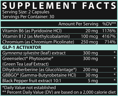 Nutrex BURN30 GLP1+  - 60 Capsules