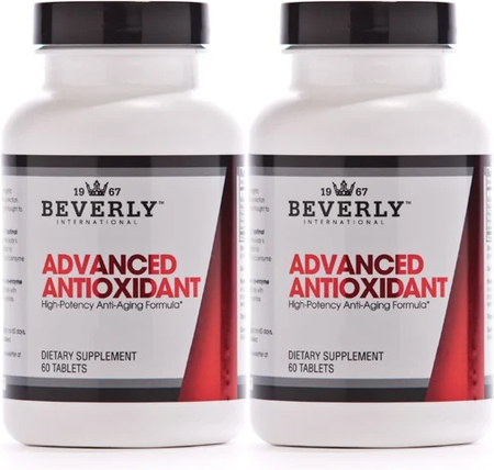 Beverly International Advanced Antioxidant - 2 x 60 Tablet Bottles TWINPACK