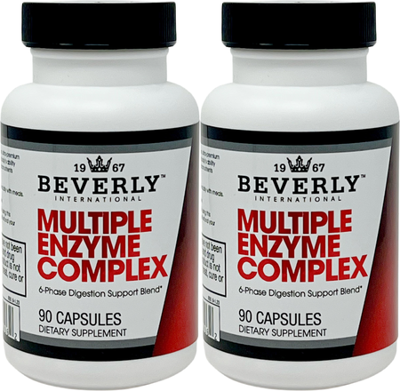 Beverly International Multiple Enzyme Complex - 2 x 90 Capsule Bottles TWINPACK