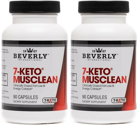 Beverly International 7 Keto Musclean - 2 x 90 Capsule Bottles TWINPACK