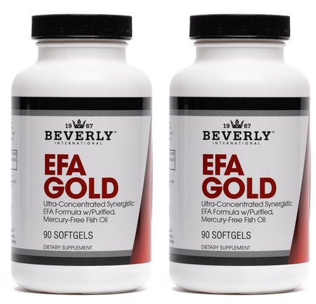 Beverly International EFA Gold - 2 x 90 Capsule Bottles TWINPACK