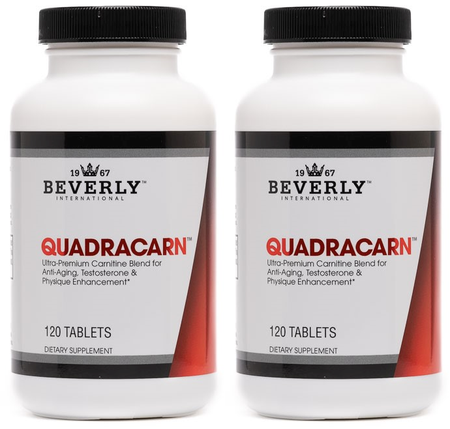 Beverly International Quadracarn - 240 Tablets (2 x 120 Tablet Bottles)  TWINPACK