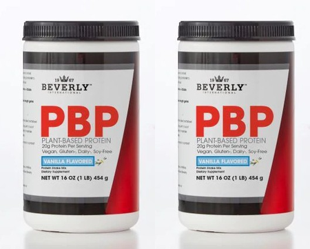 Beverly International PBP Plant Based Protein Vanilla - 2 x 1 Lb TWINPACK