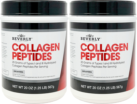 Beverly International Collagen Peptides Unflavored - 2 x 1.25 Lb (28 Servings) TWINPACK