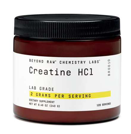 Beyond Raw Creatine HCl Powder  Unflavored  - 120 Servings