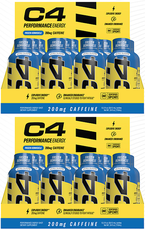 C4 Energy Shots 2 oz  Frozen Bombsicle - 24 Bottles (2 x 12 Bottles)  TWINPACK