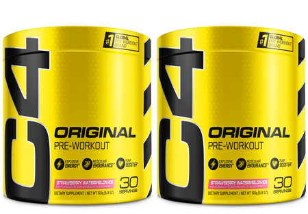 Cellucor C4 Original  Strawberry Watermelon Ice - 60 Servings (2 x 30 Serv. Btls)  TWINPACK