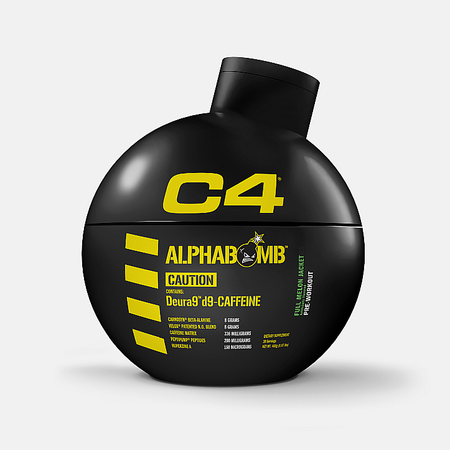 C4 AlphaBomb Pre-Workout  Blue Rageberry - 20 Servings