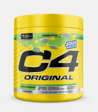 Cellucor C4 Original Pre-Workout Jolly Rancher Green Apple - 30 Serving