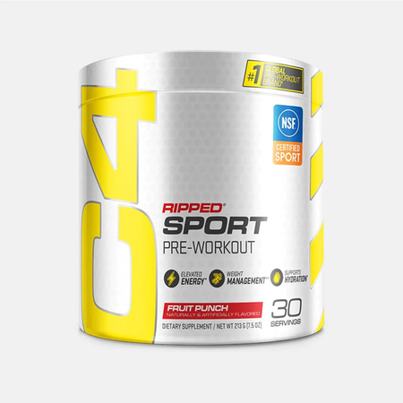 Cellucor C4 Ripped Sport Pre Workout  Fruit Punch - 30 Servings