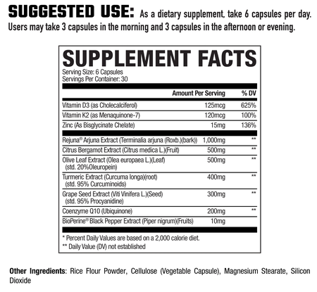 Axe & Sledge HEART+  - 180 Capsules