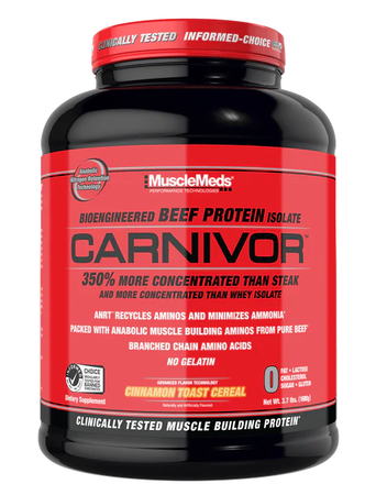 MuscleMeds Carnivor Beef Protein  Cinnamon Toast - 56 Servings