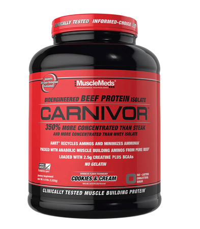 MuscleMeds Carnivor Beef Protein  Cookies & Cream - 56 Servings