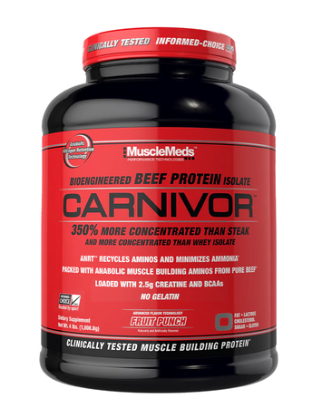 MuscleMeds Carnivor Beef Protein  Fruit Punch - 56 Servings