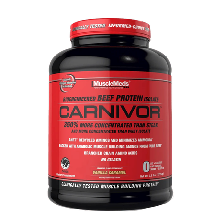 MuscleMeds Carnivor Beef Protein  Vanilla Caramel - 56 Servings
