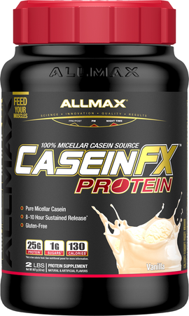 AllMax Nutrition Casein FX Vanilla - 2 Lb
