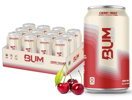BUM Energy Drink  Cherry Frost - 12 Cans
