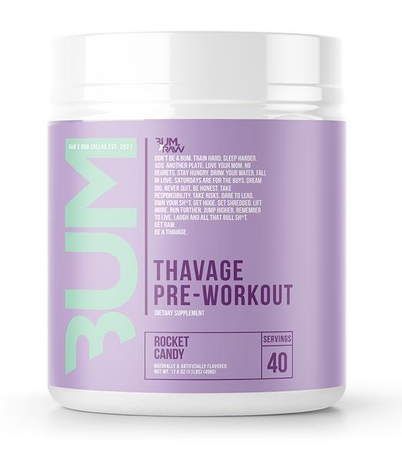 Raw Nutrition Cbum Thavage Pre-Workout Rocket Candy - 40 Servings