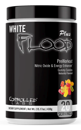 Controlled Labs White Flood Plus - Pre-Workout Nitric Oxide & Energy   Electric Lemonade - 20 Serving
