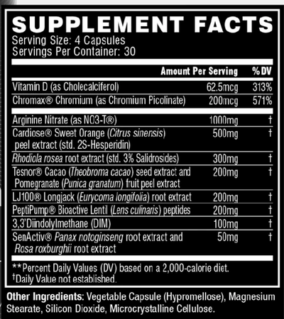 Cellucor Max Test - 120 Servings