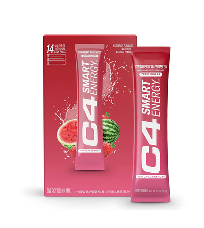 Cellucor C4 Smart Energy Stick Packs  Strawberry Watermelon - 14 Packs