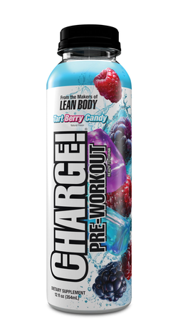 Labrada Charge Pre-Workout RTD 12oz Tart Berry Candy - 12 Bottles