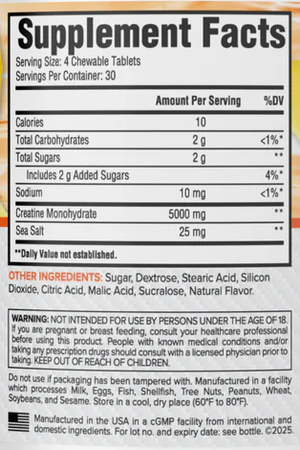 Core Nutritionals Creatine Chews  Strawberry Lemonade - 30 Servings