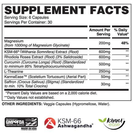 Apollon Nutrition Chill Until Tomorrow - 180 Capsules