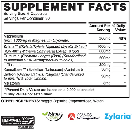 Apollon Nutrition Chill Until Tomorrow  Sleep & Stress Support - 180 Capsules