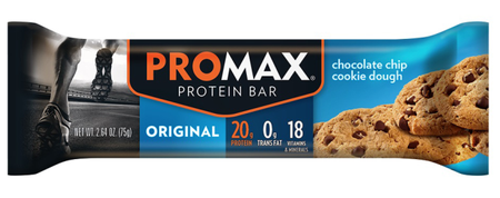 Promax Bars Chocolate Chip Cookie Dough - 12 Bars